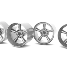 american racing rhino sporty rin maisto wheels modelling automotive 1/18 scale custom rim 3d print model - Mito3D