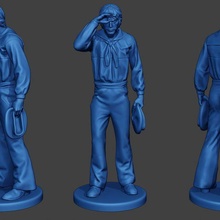 american sailor civil war union stand acwus2 game man soldier miniature figure sculpture military army north 1836 ship lunch navy naval action-figure 3d print model - Mito3D