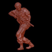 american soldier scouting rifle 3d print model - Mito3D