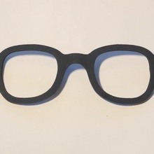 american lunettes 3d-imprimé portable montures de la mode prêt-à-porter soleil 3d print model - Mito3D