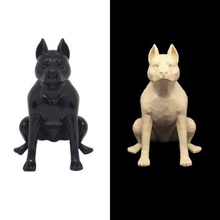 american staff dog puppy lowpoly low poly 3d print model - Mito3D