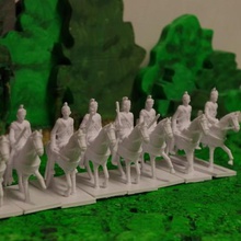 american war independence part 3 british lt dragoons game toy accessories wargaming historical cavalry awi 28mm 3d print model - Mito3D