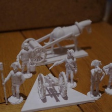american war independence part 8 generic artillery limbers game toy accessories wargaming historical british awi 28mm 3d print model - Mito3D