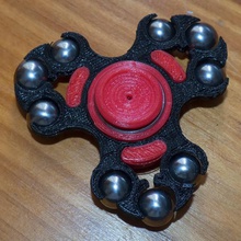 amf spinner v5 95mm steel balls game fidget hand toy accessories 3d print model - Mito3D
