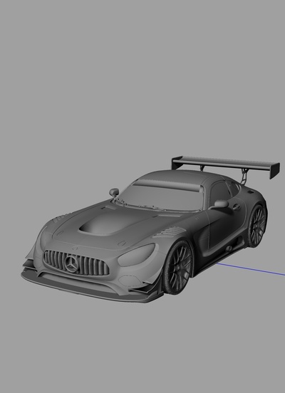 amg supercar 3d print model - Mito3D