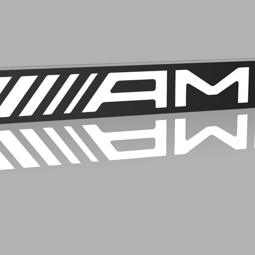 amg logo light 3D print model - Mito3D