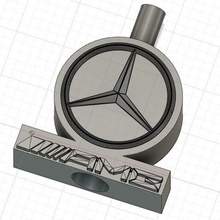 amg nargile lüle sanat shisha bong nozzle verir 3d print model - Mito3D