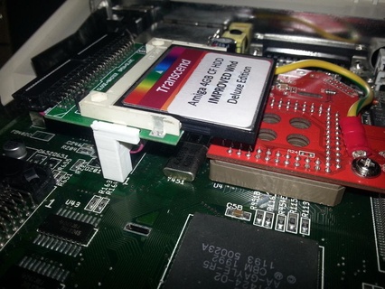 amiga 1200 cf disco rígido suporte comodoro eletrônicos 3d print model - Mito3D