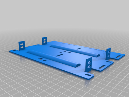 amiga 2000 fdd gotek drive tray 3d print model - Mito3D