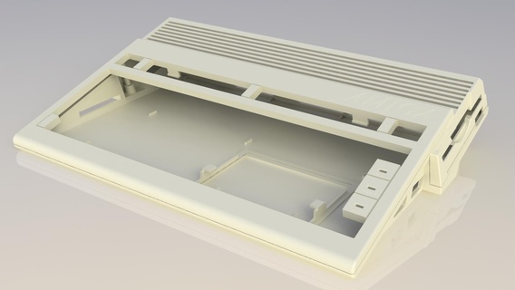 amiga 600 caso bainha 3d impressão modelo 3d print model - Mito3D
