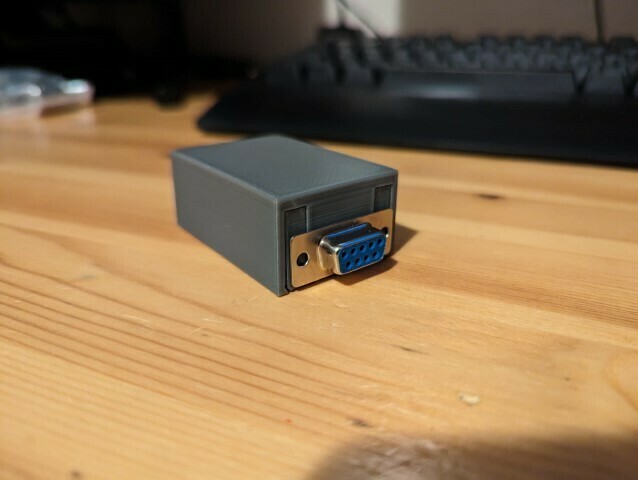 amiga atari st mouse adapter case ps2 electronics 3D print model - Mito3D