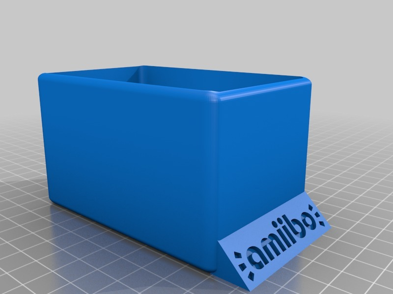Amiibo cartão exibição caixa 3D print model - Mito3D