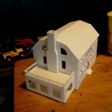 amityville Casa casa edificio orrore 3d print model - Mito3D