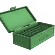 ammo box - 38 spl 357 mag 50 rounds magnum special reloading bullet 3d print model - Mito3D