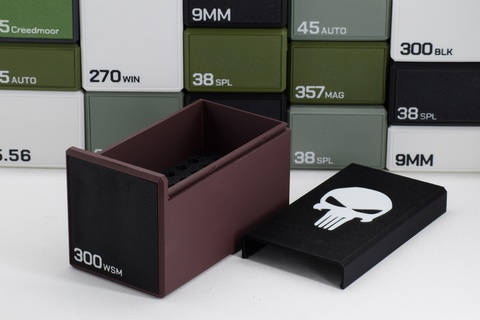 ammo box 300 wsm ammunition storage 50 rounds crate 300wsm winchester short magnum 3d print model - Mito3D