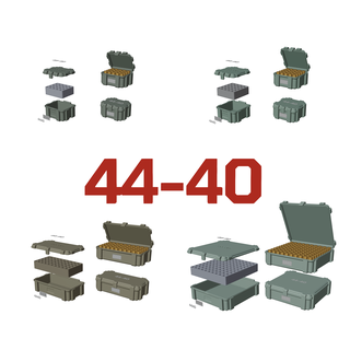 munitions boîte 44 40 munition espace rangement wcf Winchester Caisse organisateur 3d print model - Mito3D
