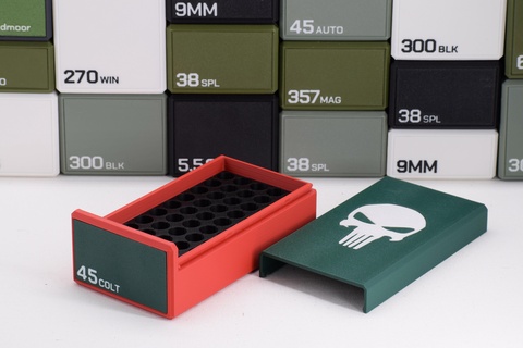 Munition Box 45 Fohlen Lager 50 Runden Kiste 45colt 3d print model - Mito3D