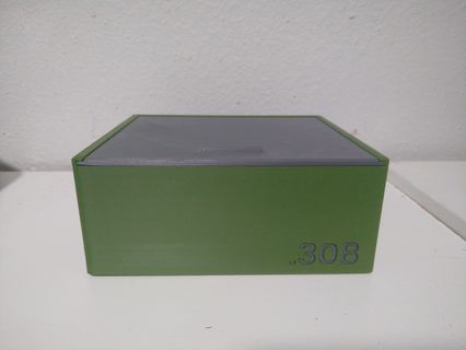 ammo crate - 308 120 rds stackable box sport activities physical activites outdoor 3d print model - Mito3D