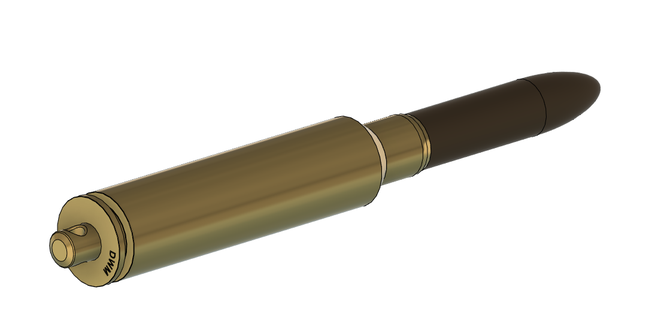 Munition Schlüsselbund munition Waffen dwm 3d print model - Mito3D