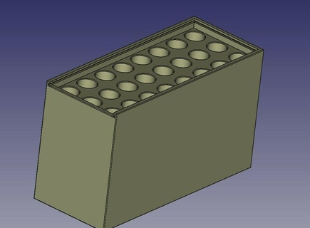 munição caixa 3d print model - Mito3D