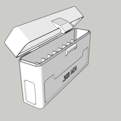 munição caixa 308 x20 longo ganhar 308win 762x51 762x51mm 3D print model - Mito3D