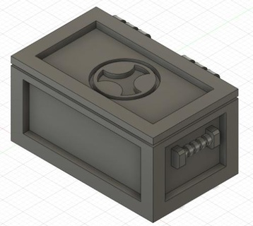 munizioni scatole 40k 30k cassa 3d print model - Mito3D