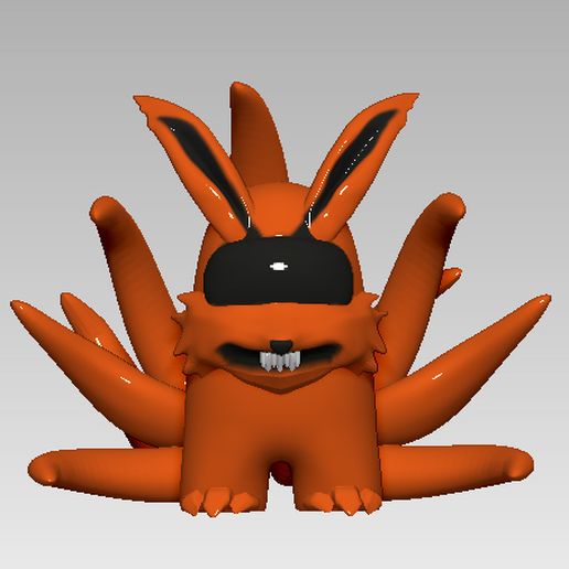 us kurama Kyuubi bijuu naruto couro anime brinquedo Raposa foz 3D print model - Mito3D