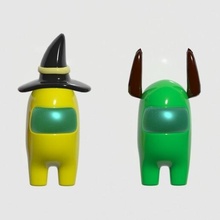 us accesorios Halloween Jeu jeux vidéos jouet art 3d print model - Mito3D