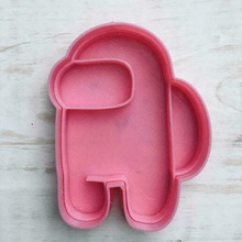among us cookie cutter sharp cookies games impostor 3d print model - Mito3D