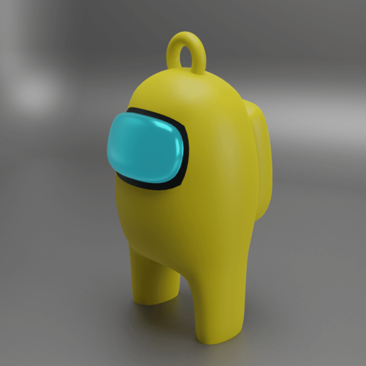us llave anillo 3d juego juguete estatua astronauta ciencia ficción figurilla personaje decoración 3D print model - Mito3D
