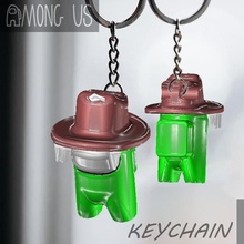 among us keychain - ice hat skin game print 3d pla art cell the skeld 3d print model - Mito3D