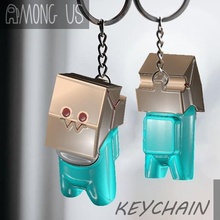 among us keychain - paper bag skin game print 3d pla art cell the skeld 3d print model - Mito3D