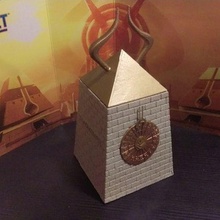 amonkhet-themed obelisk deck box game mtg magic gathering cards amonkhet 3d print model - Mito3D
