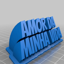 amor vida personalizado escritório 3d print model - Mito3D