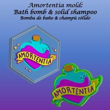 amortentia mold bath bomb solid shampoo molds mould press love harry potter potion 3d print model - Mito3D