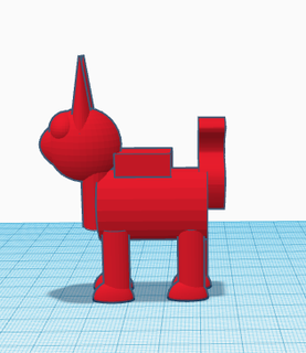 amoung us gato livre amoungus 3d print model - Mito3D