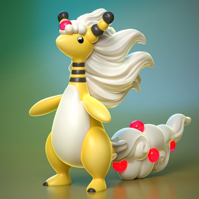 pelipper pokemon pokemongo pokemons eevee vaporeon jolteon flareon espeon umbreon mareep flaaffy 3d print model - Mito3D