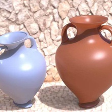 amphora home Haushalt vase amphore 3d print model - Mito3D