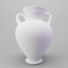 amphora ancient greek pottery form home p t storage jar herritage vessel 3d print model - Mito3D