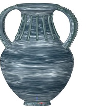 Yunan amphora kap vazo sistemleri 3d yazıcı cnc sanat baskı dekoratif bahçe dekor tasarım heykel ahşap oyma hammaddesi freze gravür dekorasyon gemi cin testi şarap kabı kapasite çiçek 3d print model - Mito3D