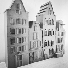 Amsterdam Gebäude 3d print model - Mito3D