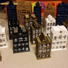 amsterdam edificios casa decoración holanda edificio 3d print model - Mito3D
