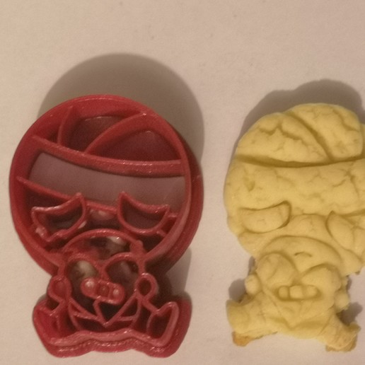 amumu kurabiye kalıbı ev yemek mutfak lol Lig efsaneler çerez kesici cookiecutter 3D print model - Mito3D