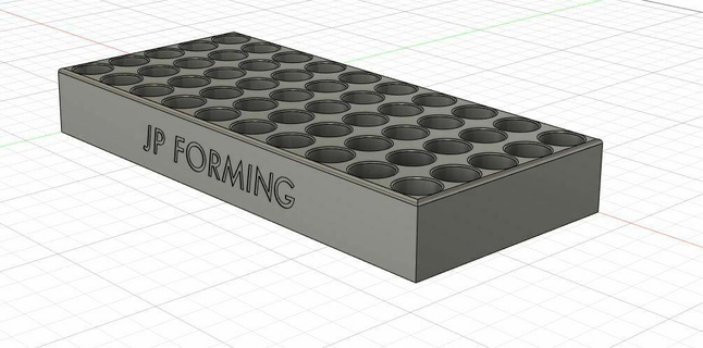 amunition tray 30 cal standard Tools tools ammunition ammo calibre shooting shoot reloading 762 hobby winchester winmag 30-06 270 3d print model - Mito3D
