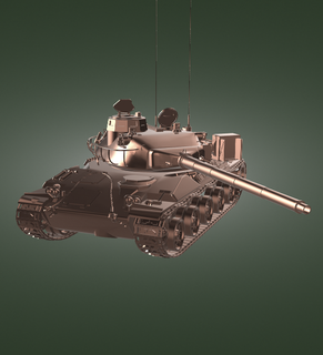 amx-30 fench main battle tank amx army war military amx30 3d print model - Mito3D