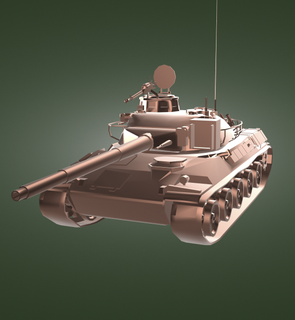 amx 30 ana savaş tank Ordu askeri amx30 3d print model - Mito3D