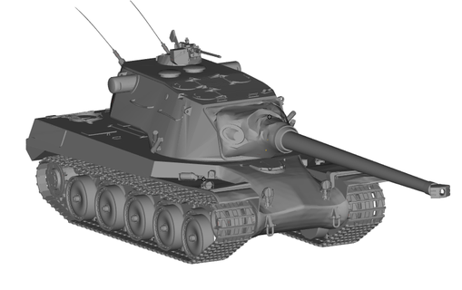 amx 70t francese pesante serbatoio stl mondo carri armati amx70t modello 3d print model - Mito3D