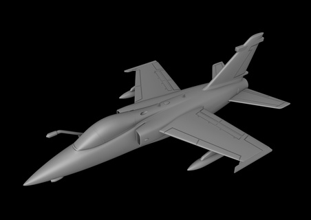 amx-international scale 1-72 printable stl files Game aircraft airplane military amx vehicle jet fligt 3d print model - Mito3D