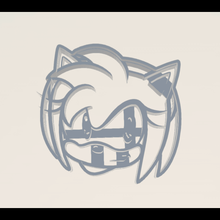 amy rose cookie cutter home sonic fondant 3d print model - Mito3D
