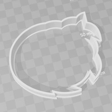 amy sonic headhog cookie cutter home cookiecutter mold biscuit jannie theheadhog 3d print model - Mito3D